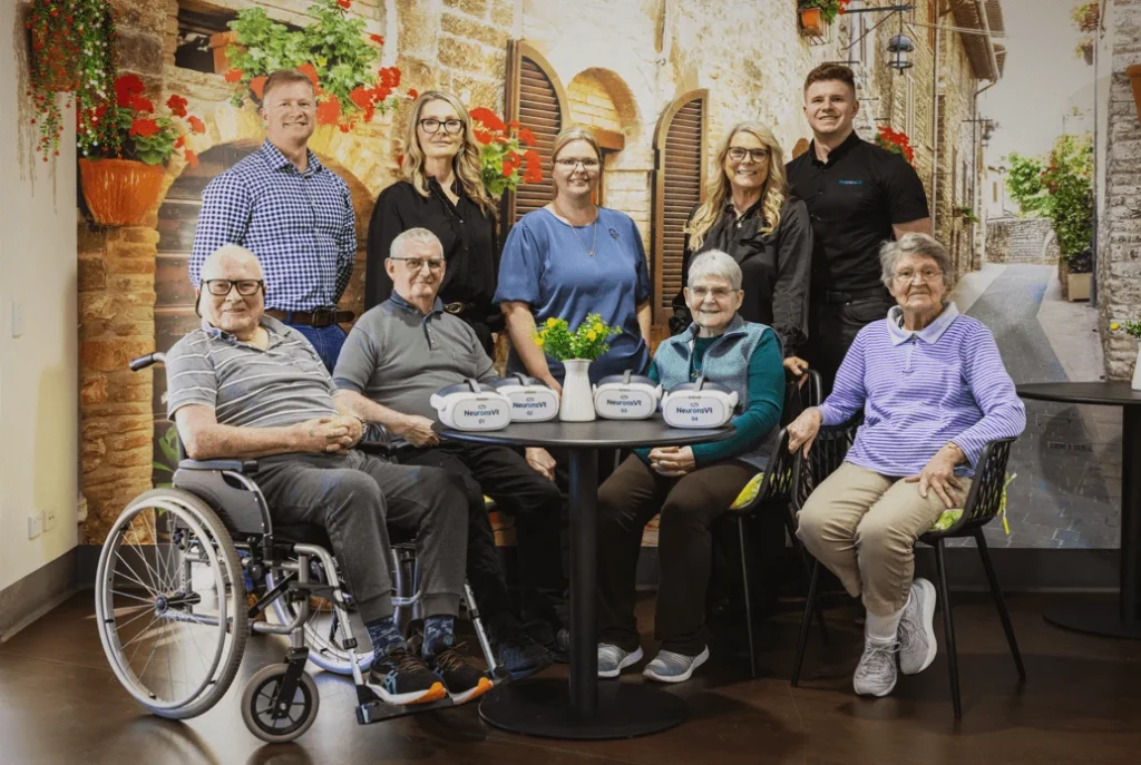 NeuronsVR with residential aged care staff and residents